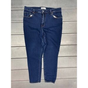 Abercrombie & Fitch Dark Blue Ankle Jeans
